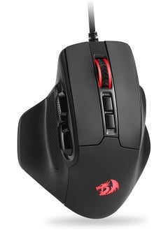 M806 Bullseye Gaming Mouse 7 Programmable Buttons Wired Rgb Gamer Mouse W Ergonomic Natural Grip Build Software Supports Diy Keybinds And Backlit