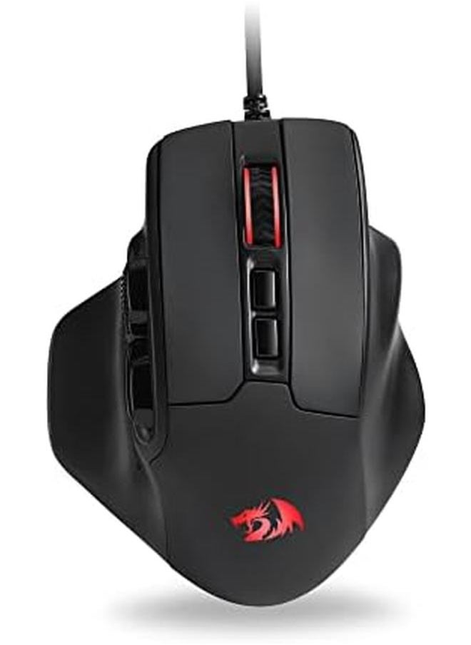 REDRAGON - M806 Bullseye Gaming Mouse 7 Programmable Buttons Wired Rgb Gamer Mouse W Ergonomic Natural Grip Build Software Supports Diy Keybinds And Backlit - Image 1