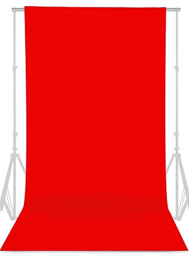 GFCC 8FTX10FT Red Backdrop Background for Photography Photo Booth Backdrop for Photoshoot Background Screen Video Recording Parties Curtain - Image 1