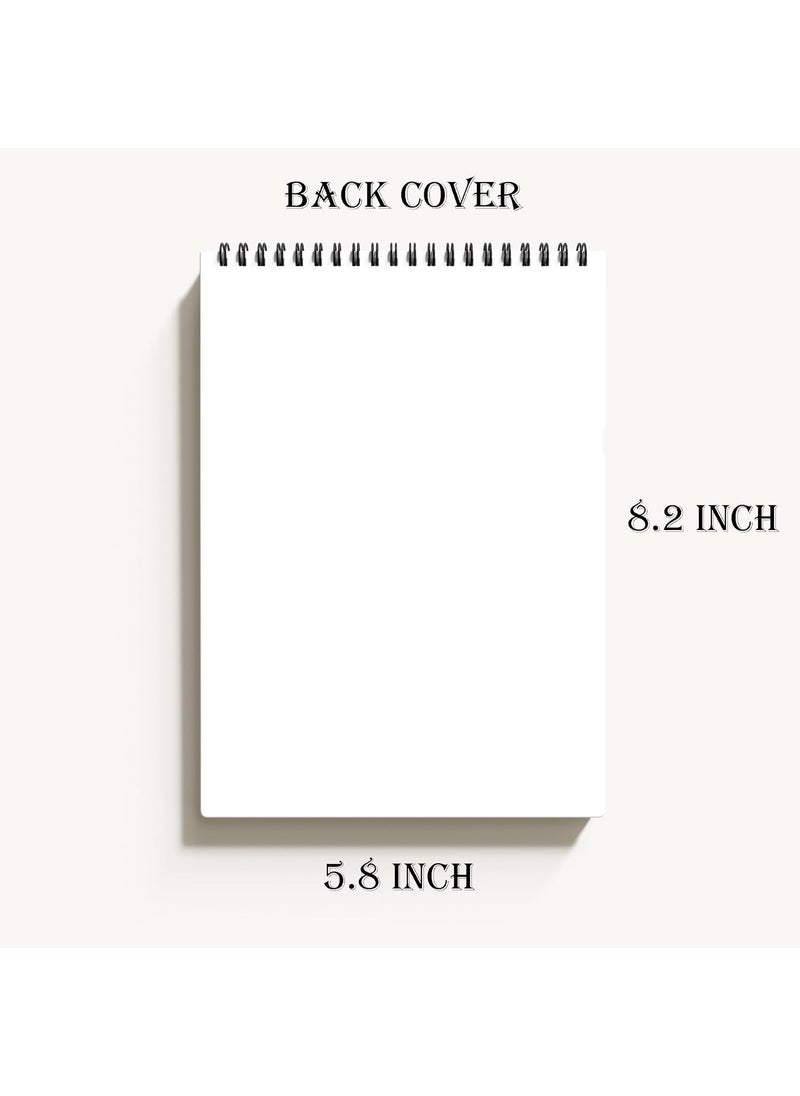 RKDECOR RKDECOR A5 Motivational Sketchbook for Artists Students Kids Drawing Copy 100 Pages 50 Sheet S188  - Image 3