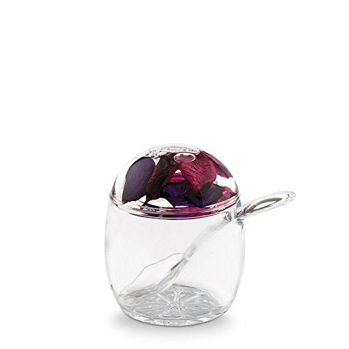 Freelance Eden Acrylic Kitchen & Dining, Condiment Jam Jar Set Dispenser Box Holder Keeper Case Dish with Lid & Spoon - Image 2