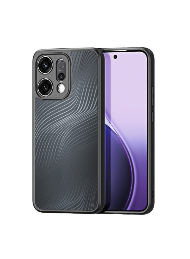 دوكس دوتشيز غطاء هاتف Dux Ducis Aimo Series Oppo Reno14 مقاوم للسقوط مصنوع من مادة TPU+PC غير اللامعة - أسود - Image 1