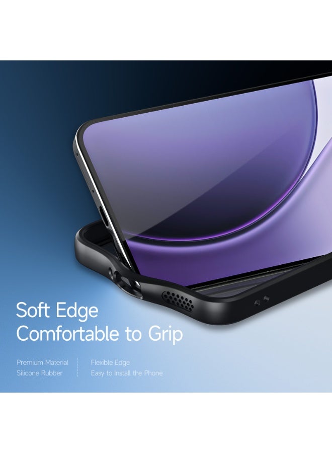 دوكس دوتشيز غطاء هاتف Dux Ducis Aimo Series Oppo Reno14 مقاوم للسقوط مصنوع من مادة TPU+PC غير اللامعة - أسود - Image 2