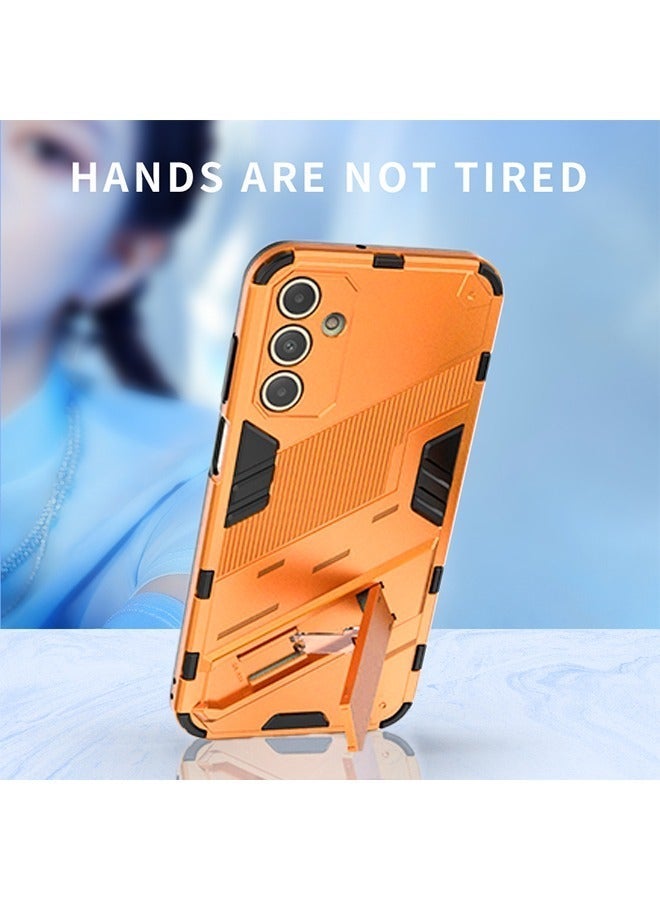X-level Samsung Galaxy A15 4g/5g Case Cover with Dual Layer Anti-scratches Camera Protector Shockproof Protective Back Cover with Invisible Hands-free Holder Kickstand Protection Phone Accessory - Image 3