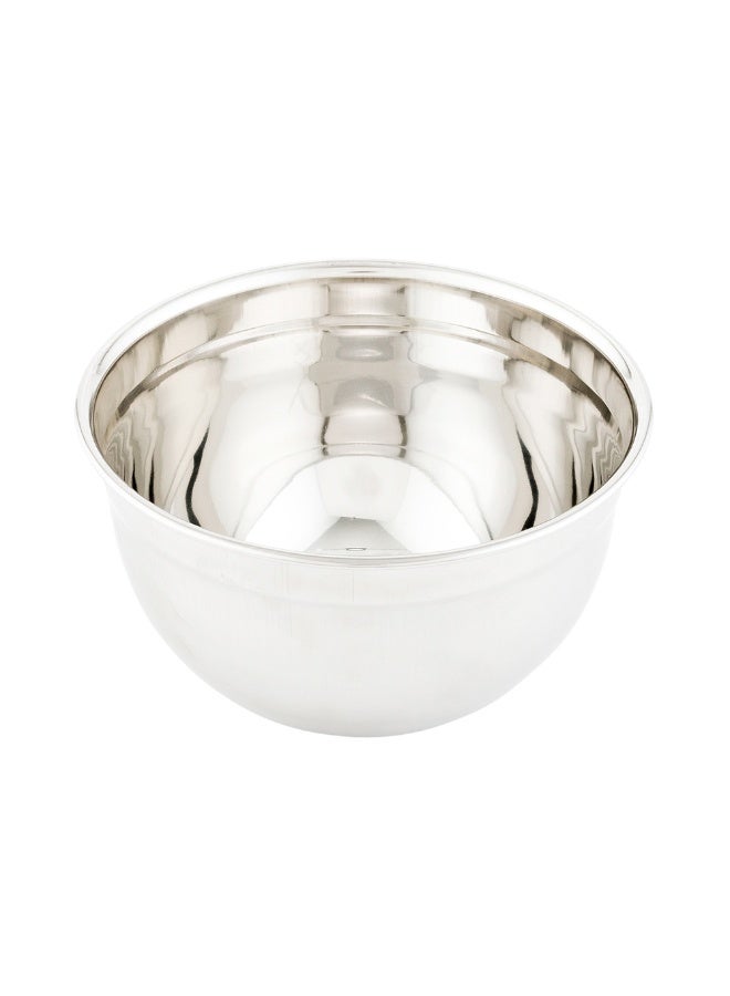 Restaurantware Met Lux 2 Quart Metal Mixing Bowls, 1 German Deep Flour Bowl - Corrosion-Resistant, Dishwasher-Safe, Stainless Steel Metal Prep Bowl, Durable, For Baking And Cooking - Image 1