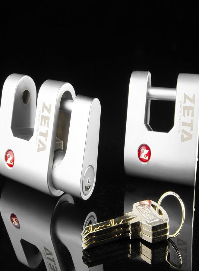ZETA ZU55 High Security 6-Pin Dimple Slider with Sidebar Cut Pick Resistant Locksport 55mm Width Padlock - Image 4