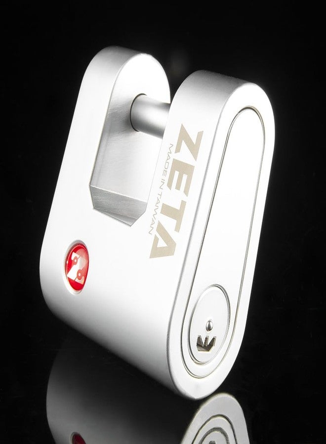 ZETA ZU55 High Security 6-Pin Dimple Slider with Sidebar Cut Pick Resistant Locksport 55mm Width Padlock - Image 2