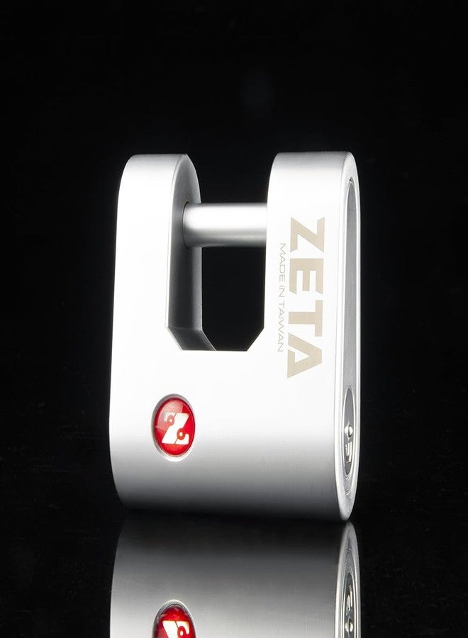 ZETA ZU55 High Security 6-Pin Dimple Slider with Sidebar Cut Pick Resistant Locksport 55mm Width Padlock - Image 1