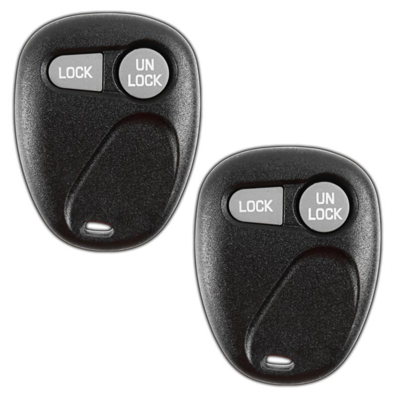 KeylessOption Key Fob Replacement for 1996 1997 1998 1999 2000 2001 2002 Buick Cadillac Chevrolet GMC Oldsmobile Pontiac Keyless Entry Remote Control 2Button 1624510029 2 Pack
