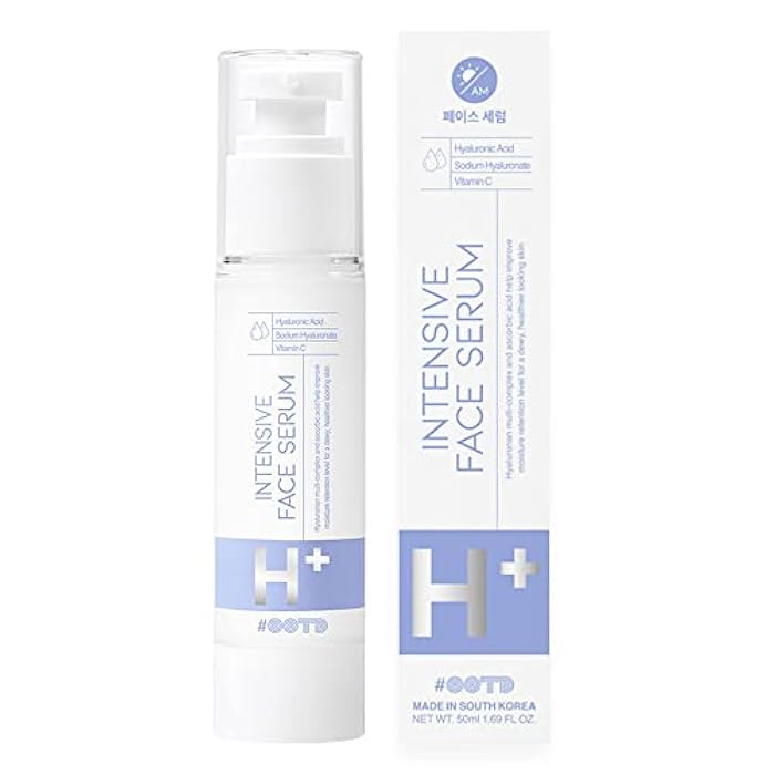 #OOTD Intensive Hydrating Serum Moisturizing Face Serum Korean, Hydrating, Revitalizing, Hyaluronic Acid, Sodium Hyaluronate, Vitamin C Facial Cream 50g - Image 1
