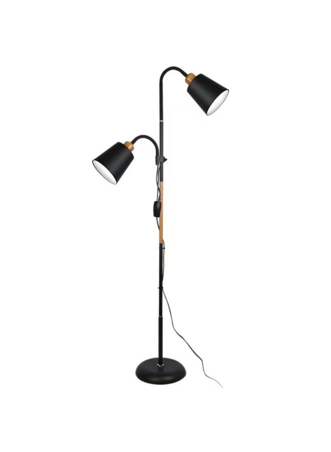 Arabest Nordic Minimalist LED Floor Lamp, Modern Dual-Head Standing Lamp for Living Room Bedroom Study, Multi-Function Decorative Tall Lamp - Image 2