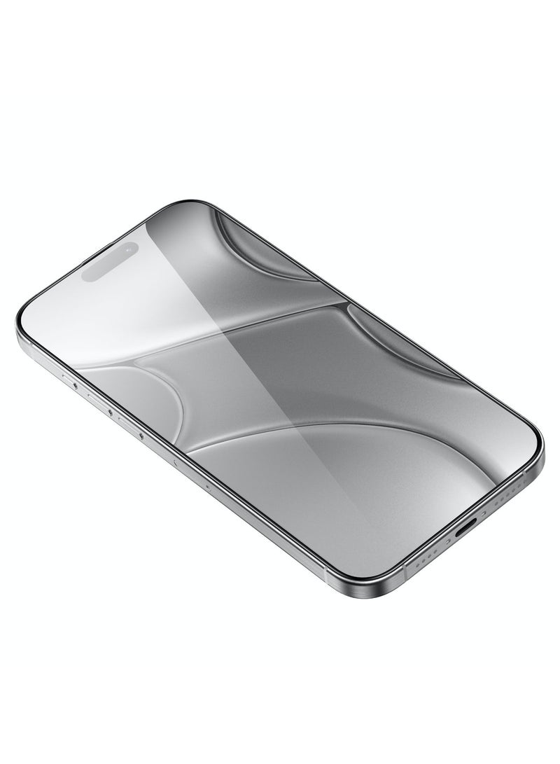 GREEN LION iPhone 16 Pro Max 4 In 1 Defender Pack / Back cover Case / Glass screen Protector / Camera lens Protector / Nano HD Full Protection - Transparent - Image 4