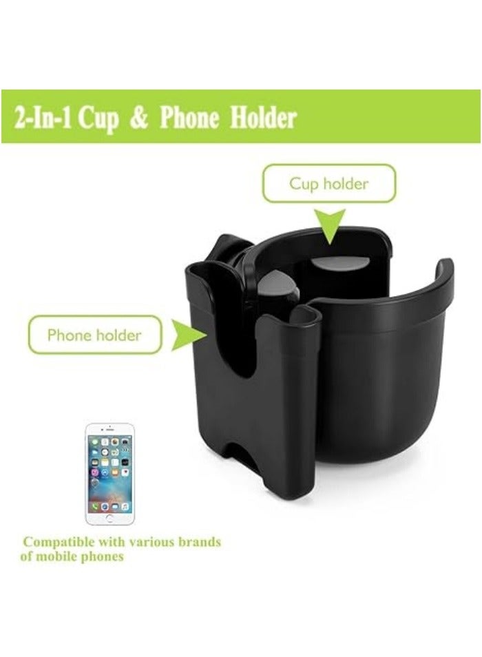 Generic Stroller Cup Holder with Phone Holder, Bike Cup Holder,  2-in-1 Cup Phone Holder for Stroller, Bike, Wheelchair, Walker, Scooter  - Image 3