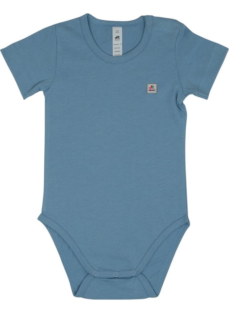 Jrmori Short Sleeve Basic Body with Shoulder Snaps  - Image 1