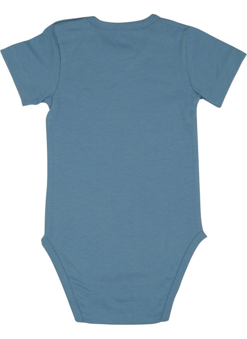 Jrmori Short Sleeve Basic Body with Shoulder Snaps  - Image 2