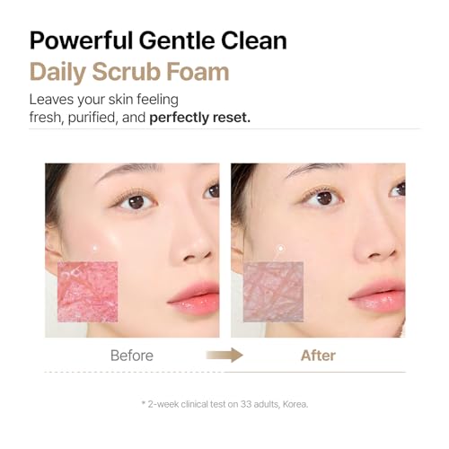 MIDHA RICE BRAN SCRUB FOAM 5.07fl.oz/150ml, Deep Cleansing, Pore-Purifying, Gentle Exfoliating – Soft Micro-Foam Face Wash with Balanced pH & Hydrating, Nourishing Care - Image 5