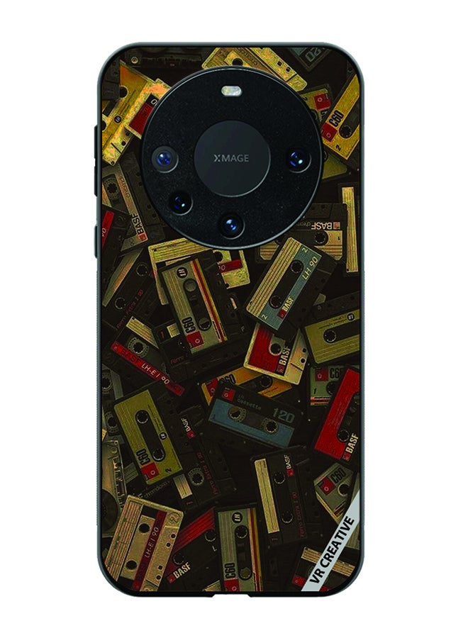 VR CREATIVE Protective Case Cover For Huawei Mate 60 Pro Plus Music Carrds Design Multicolour - Image 1