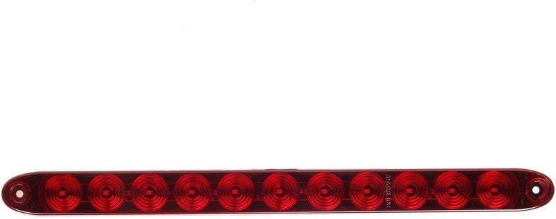 Partsam 1PC Red 15" 11 LED Light Bar Stop Turn Tail 3rd Brake Light Truck Trailer Identification ID Bar Waterproof DOT Compliant - Image 1