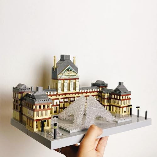 alltogetho Louvre Micro Mini Building Blocks Architecture Toys Sets Assembly Adult Construction Unleash Your Love for The Louvre - Image 5
