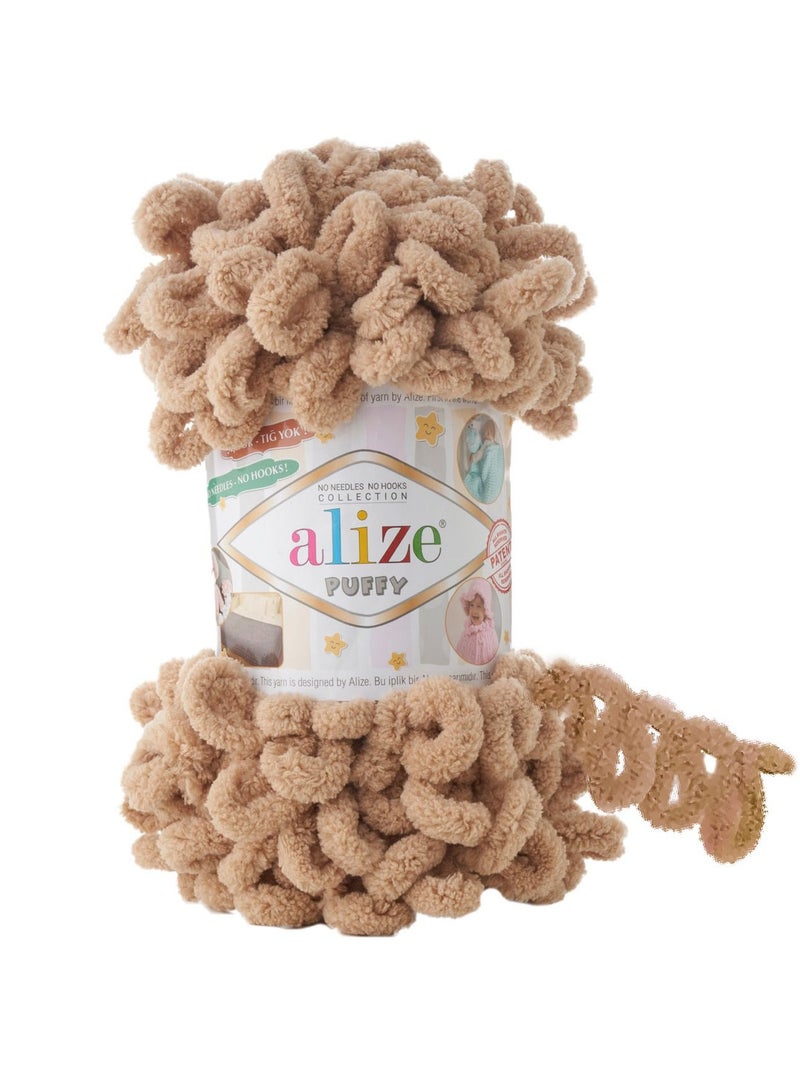 ALIZE Puffy Micropolyester Hand Knitting Yarn 100 Gram 9 Metre