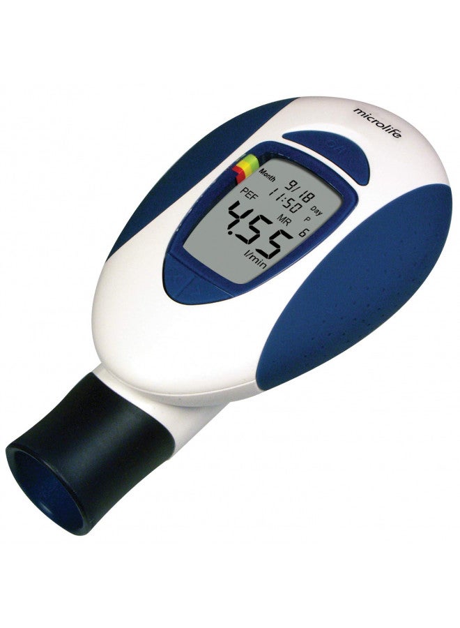 microlife Microlife Digital Peak Flow Meter with FEV1 & Tracking Software | Reliable & Accurate Respiratory Spirometer for Kids & Adults | Perfect for Home Monitoring Asthma, COPD & Other Lung Conditions - Image 1