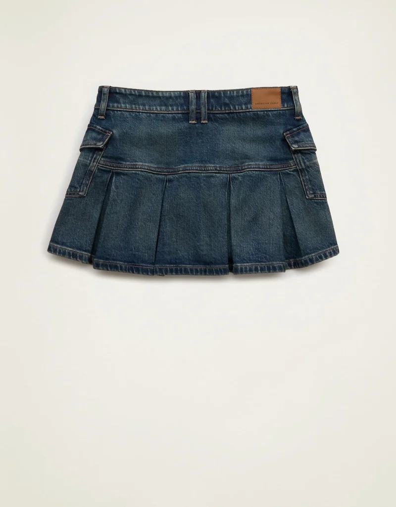 American Eagle  AE Super Low-Rise Pleated Micro Mini Skirt for Women | Best Price UAE