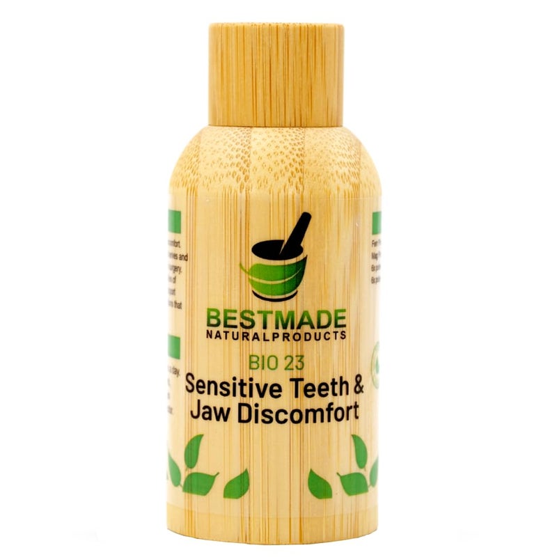 Bestmade Naturalproducts.com أفضل المنتجات الطبيعية لدعم آلام الأسنان والأعصاب في الفك | يساعد في تخفيف حساسية الأسنان والانزعاج الفموي بعد العمل السني | Bio23 | حبيبات - Image 1
