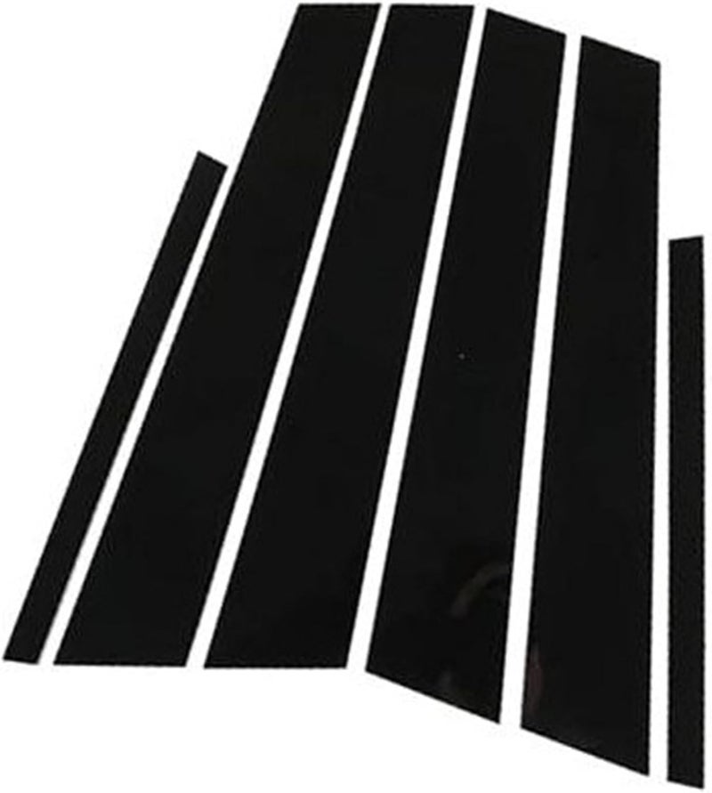 DEMULAX 6 Pcs Car Door Window Trim Cover for SX4 Hatchback - Image 1