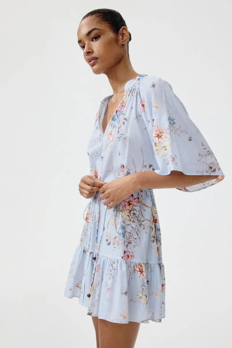 H&M Tie-belt shirt dress