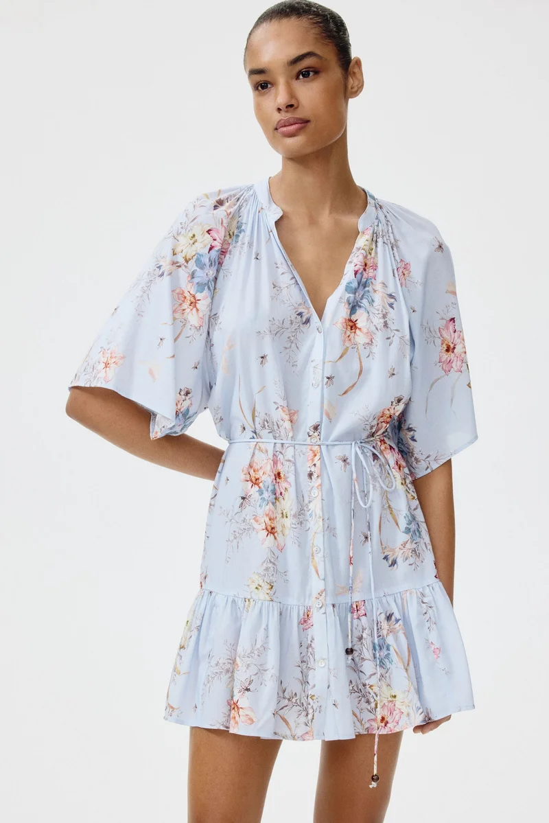 H&M Tie-belt shirt dress
