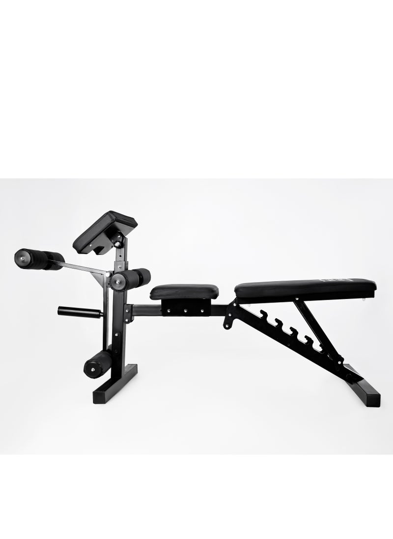Eversteel Adjustable Weight Bench, Bench Press for Full Body Workout, 880 Lbs Workout Bench for Home Gym with Barbell Rack, Strength Training Stable Incline Decline Bench with Leg Develope  - Image 4