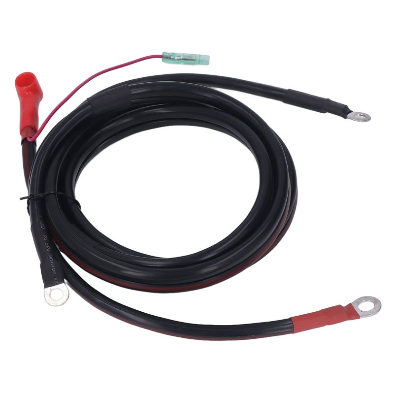 Battery Cable Black 2M Pure Copper Battery Cable Replacement for Parsun Powertec Outboard Engine 15‑85HP - Image 4
