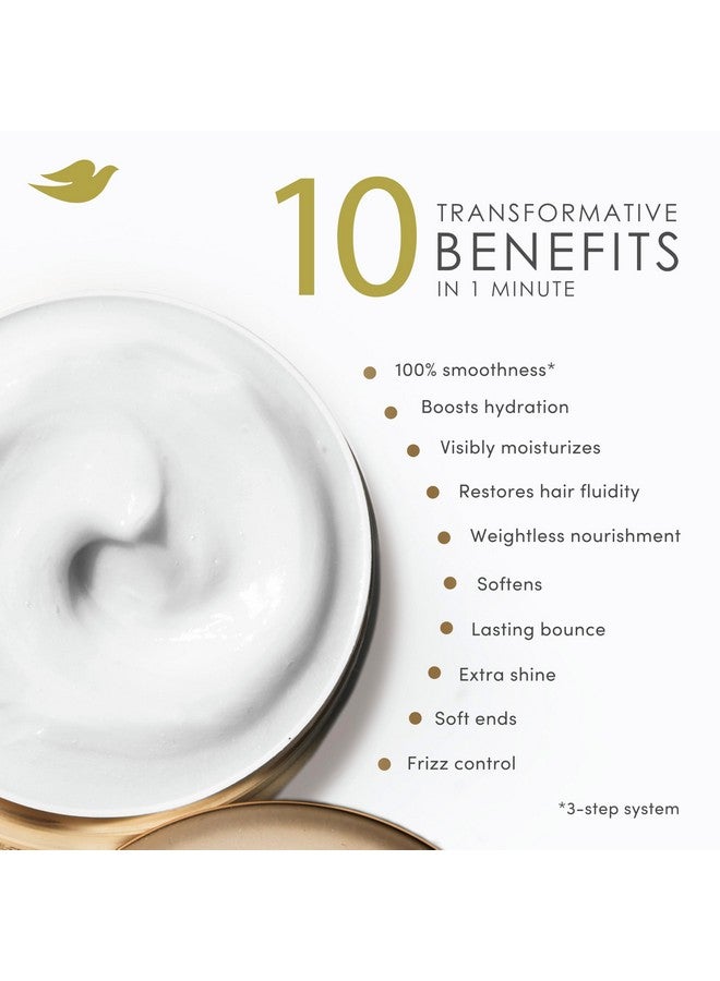 دوف قناع الشعر دوف للترطيب اليومي للشعر الجاف مع تقنية العناية بالبروتين الحيوي السائل ومصل حمض الهيالورونيك 9.2 أونصة - Image 3