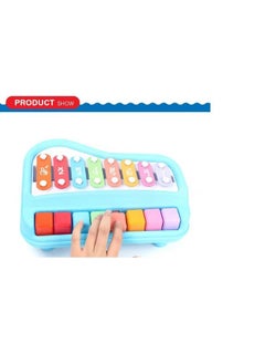 Generic Creative hub 2 in1 Baby Piano 8 Tone Xylophone Toy for Toddlers 1-4 Years Old,8 Multicolored Key Keyboard Piano, Educational Musical Learning Instruments Toy for Baby Kids Girls Boys-Pack of 1  - Image 2