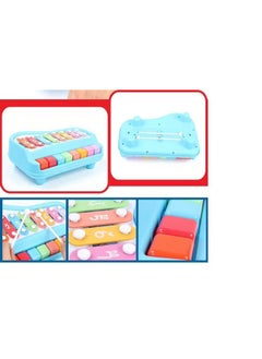 Generic Creative hub 2 in1 Baby Piano 8 Tone Xylophone Toy for Toddlers 1-4 Years Old,8 Multicolored Key Keyboard Piano, Educational Musical Learning Instruments Toy for Baby Kids Girls Boys-Pack of 1  - Image 4