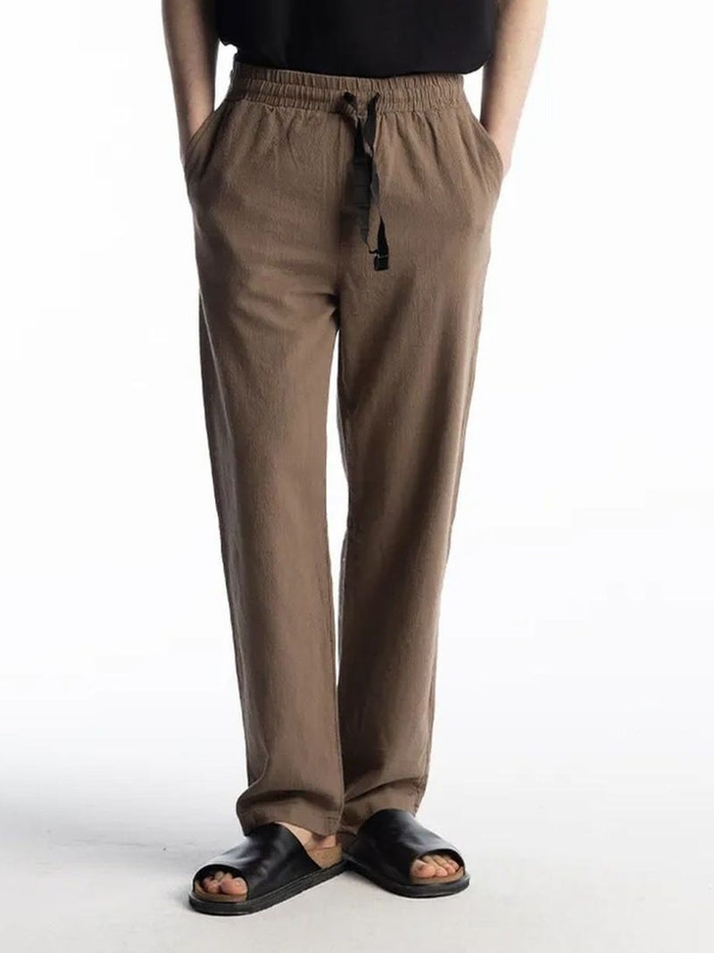 GIESTO Straight Leg Pants with Drawstring Waist - Image 1
