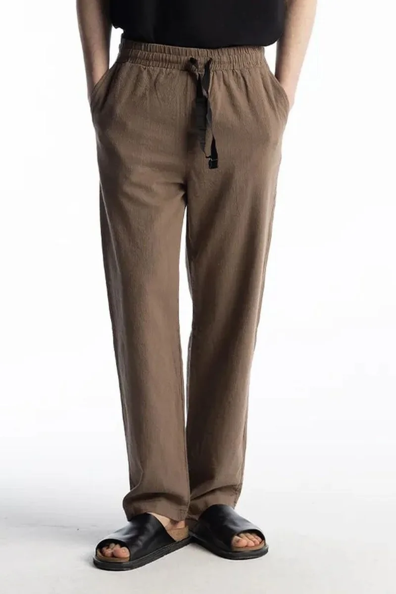 GIESTO Straight Leg Pants with Drawstring Waist