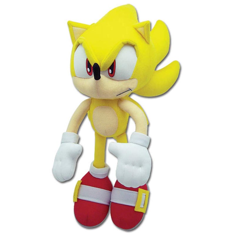 Sonic The Hedgehog Great Eastern GE-8958 Plush - Super Sonic, 12" - Image 1