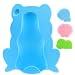 DANCELF Baby Bath Sponge Infant Comfy Soft Bath Sponges Mat Natural Cute Shapes SkidProof Bathing Cushion for Toddler Newborn 4pcs Shape Style Blue Dolphin Pink Shell Green Turtle and Big Blue Frog - Image 2