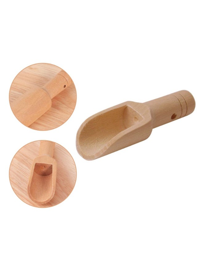 3 Pcs Mini Wooden Salt Spoons, Bath Scoops, 0.9 X 3.1 Inches, Candy Spoon, Scoop Natural For Kitchen, Salts, Powder, Tea & More, Eco-Friendly, Easy To Clean - Image 3