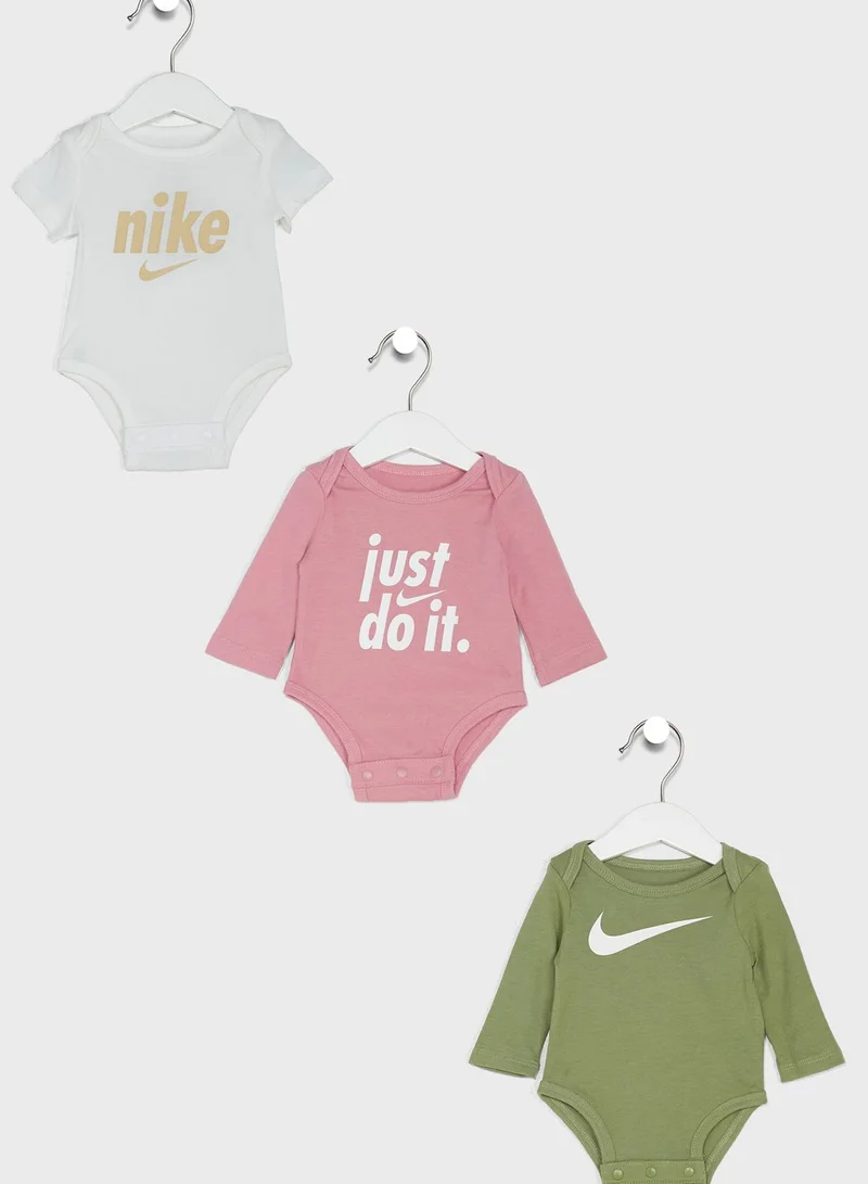 Nike Infant 3 Pack Bodysuit Set