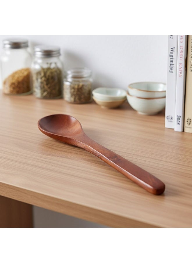 Chef's Delight Acacia Wood Ladle - 7x30x2cm | Durable Kitchen Tool for Cooking & Serving | Ideal for Soups, Stews & Sauces | Eco-Friendly Design - Image 1