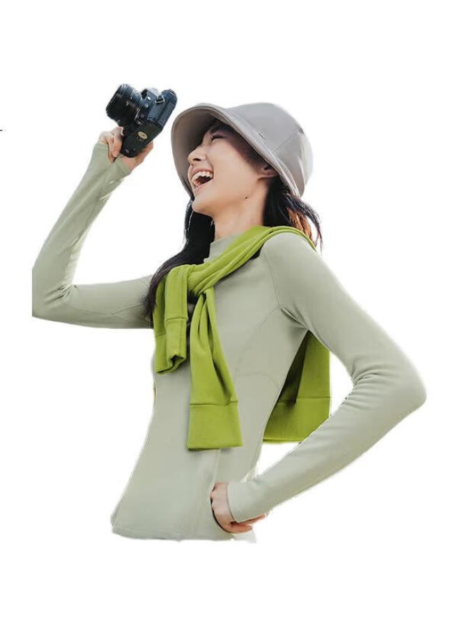 Beneunder Women'S Fleece Lined Slim Fit Basic Top Po15224 Twilight Black Xl - Image 1