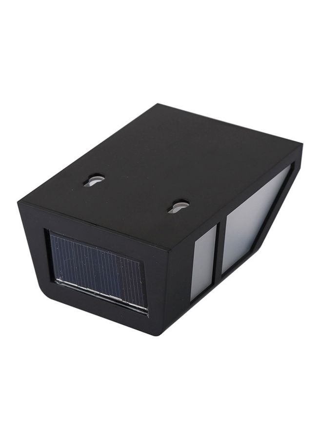 Loquat Waterproof Solar Powered Fence Light Black/Clear 8.9x5.2x11.5cm - Image 3