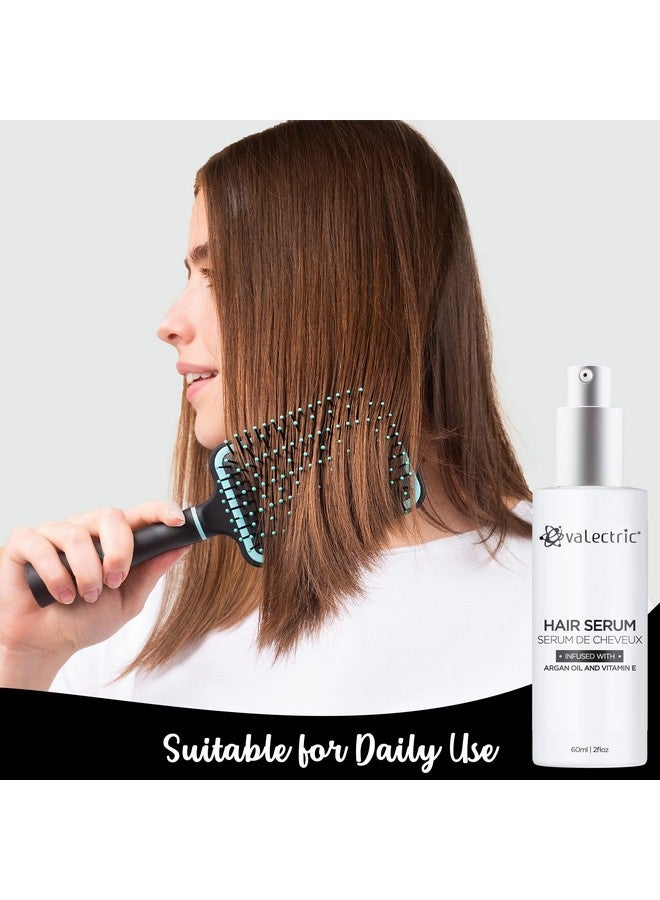 Evalectric Argan Oil Hair Serum - For Dry, Damaged, Frizzy Hair - Anti-Frizz, Straightening, and Shine Serum with Vitamin E - 2 Fl. Oz. - Image 5