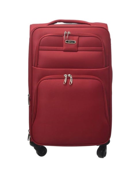 Canvas travel bags with wheels, size 26, durable material, heavy duty, double wheel, modern design