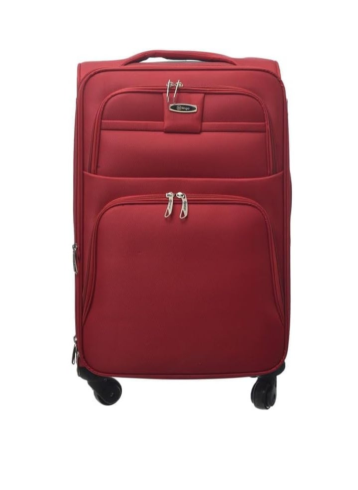 Generic - Canvas travel bags with wheels, size 26, durable material, heavy duty, double wheel, modern design - Image 1