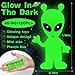 Entallor 120 Pcs Mini Alien Figures Glow in The Dark Small Luminous Little Tiny Alien Figurines Bulk for Halloween Party Favors Candy Bag Stuffers Space Party Fillerss - Image 4
