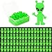 Entallor 120 Pcs Mini Alien Figures Glow in The Dark Small Luminous Little Tiny Alien Figurines Bulk for Halloween Party Favors Candy Bag Stuffers Space Party Fillerss - Image 2
