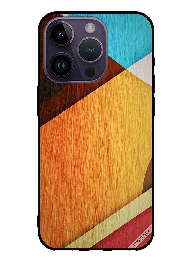 Covernex Protective Case Cover For Apple iPhone 14 Pro Wooden Texture - Image 1